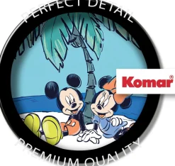 Komar Wandtattoo »selbstklebendes Vlies, Mickey and Minnie Remote Island, Gr.125x125 cm« rund und selbstklebend