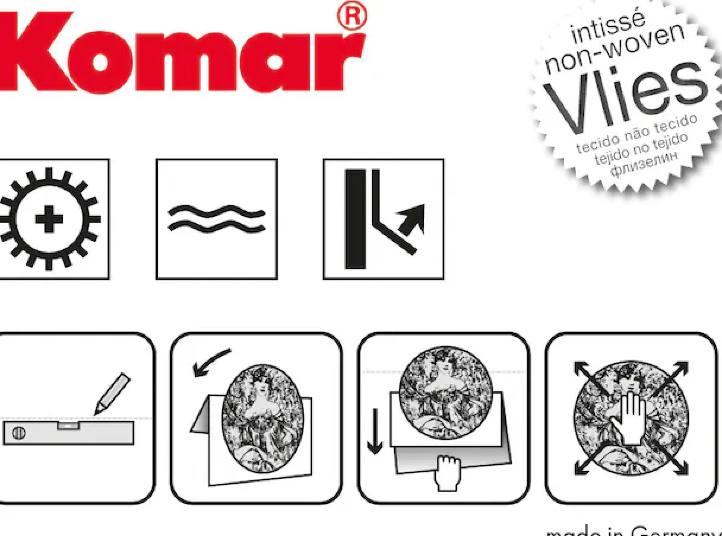 Komar Wandtattoo »selbstklebendes Vlies, Marvel PowerUp Captain America, Gr. 125x125 cm« rund und selbstklebend