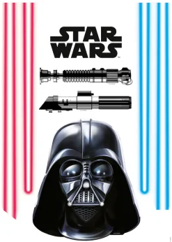 Komar Wandtattoo »Star Wars Darth Vader and Lightsaber - Größe 50 x 70 cm« selbstklebend, Wandsticker, Kinderzimmer