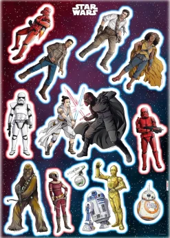 Komar Wandtattoo »Star Wars Heroes Villains - Größe 50 x 70 cm« selbstklebend, Wandsticker, Kinderzimmer