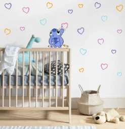 Komar Wandtattoo »Stitch Artist - Größe 50 x 70 cm« selbstklebend, Wandsticker, Kinderzimmer