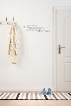 Komar Wandtattoo »Welcome - Größe 50 x 70 cm« selbstklebend, Wandsticker