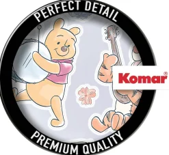 Komar Wandtattoo »Winnie the Pooh - Flowers & Music - Größe 50 x 70 cm« selbstklebend, Wandsticker, Kinderzimmer