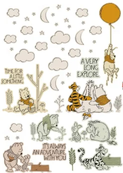 Komar Wandtattoo »Winnie the Pooh Woodland - Größe 50 x 70 cm« selbstklebend, Wandsticker, Kinderzimmer
