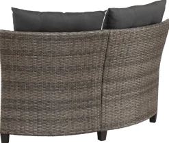 KONIFERA Gartenlounge-Set »Keros Premium« Set, 2x 2er Sofa, 1x Ecke, 1x Sessel, 2x Hocker, 1x Tisch 145x75x67,5cm, 20 Stk. tlg. Ecklounge, Polyrattan, Stahl, geeignet für 8 Personen, inkl. Auflagen
