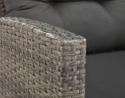 KONIFERA Gartenlounge-Set »Keros Premium« Set, 2x 2er Sofa, 1x Ecke, 1x Sessel, 2x Hocker, 1x Tisch 145x75x67,5cm, 20 Stk. tlg. Ecklounge, Polyrattan, Stahl, geeignet für 8 Personen, inkl. Auflagen