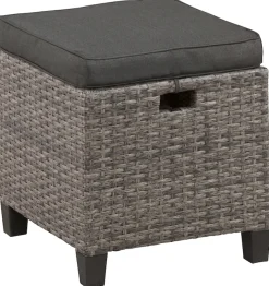 KONIFERA Gartenlounge-Set »Keros Premium« Set, 2x 2er Sofa, 1x Ecke, 1x Sessel, 2x Hocker, 1x Tisch 145x75x67,5cm, 20 Stk. tlg. Ecklounge, Polyrattan, Stahl, geeignet für 8 Personen, inkl. Auflagen