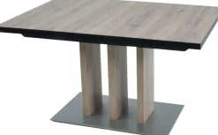 K+W Komfort & Wohnen Eckbankgruppe »Spider II« Set, 4 Stk. tlg. langer Schenkel 195cm, 2 Freischwinger, Auszugstisch in Breite 120 cm