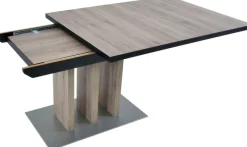K+W Komfort & Wohnen Eckbankgruppe »Spider II« Set, 4 Stk. tlg. langer Schenkel 195cm, 2 Freischwinger, Auszugstisch in Breite 120 cm