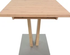 K+W Komfort & Wohnen Esstisch »Giacomo II Ausziehtisch« Artisan Eiche Nachbildung, mit Schiebe-Ansteckplatte, Bodenplatte MDF