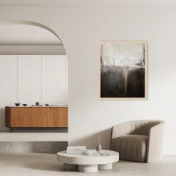 LeGer Home by Lena Gercke Bild mit Rahmen »Emma« Abstrakt | Abstrakte | Art | Kunst | Modern 1 Stk. tlg. Premium Poster mit Naturholzrahmen, Handarbeit aus Deutschland