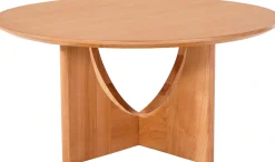 LeGer Home by Lena Gercke Couchtisch »Zirella« massives Eschenholz, markantes Kreuzfuß-Design, Breite 85 cm