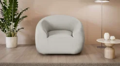 LeGer Home by Lena Gercke Drehsessel »YANI Relaxsessel, Loungesessel, Maße B/T/H: 119/98/82 cm« organische Form, mit Wellenunterfederung, auch in Bouclé