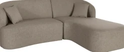 LeGer Home by Lena Gercke Ecksofa »Dilara L-Form« gerundete Rückenlehne und Front, in 3 Bezugsqualitäten