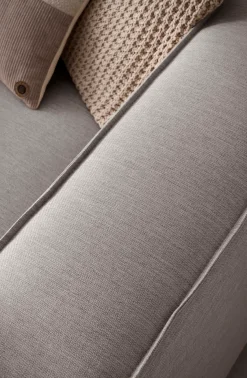 LeGer Home by Lena Gercke Ecksofa »PIARA XXL Struktur u. Leinenoptik, L-Form, Schlaffunktion« Hocker stellbar zum Schlafsofa (Krokodilverbinder), tiefe Sitzfläche