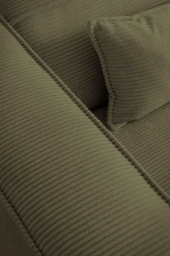 LeGer Home by Lena Gercke Ecksofa »PIARA XXL Cord, L-Form, Schlaffunktion« Hocker stellbar zum Schlafsofa (Krokodilverbinder), tiefe Sitzfläche