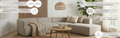 LeGer Home by Lena Gercke Ecksofa »LYZA L-Form links/rechts, Modularsofa 