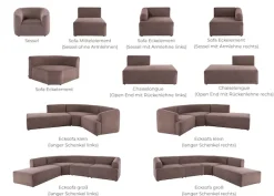 LeGer Home by Lena Gercke Ecksofa »LYZA L-Form links/rechts, Modularsofa 