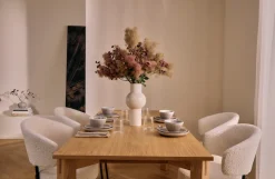 LeGer Home by Lena Gercke Esszimmerstuhl »Sölve« (Set) 2 Stk.Boucle Bezugsstoff, Metallgestell, Sitztiefe 48 cm