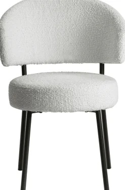 LeGer Home by Lena Gercke Esszimmerstuhl »Sölve« (Set) 2 Stk.Boucle Bezugsstoff, Metallgestell, Sitztiefe 48 cm