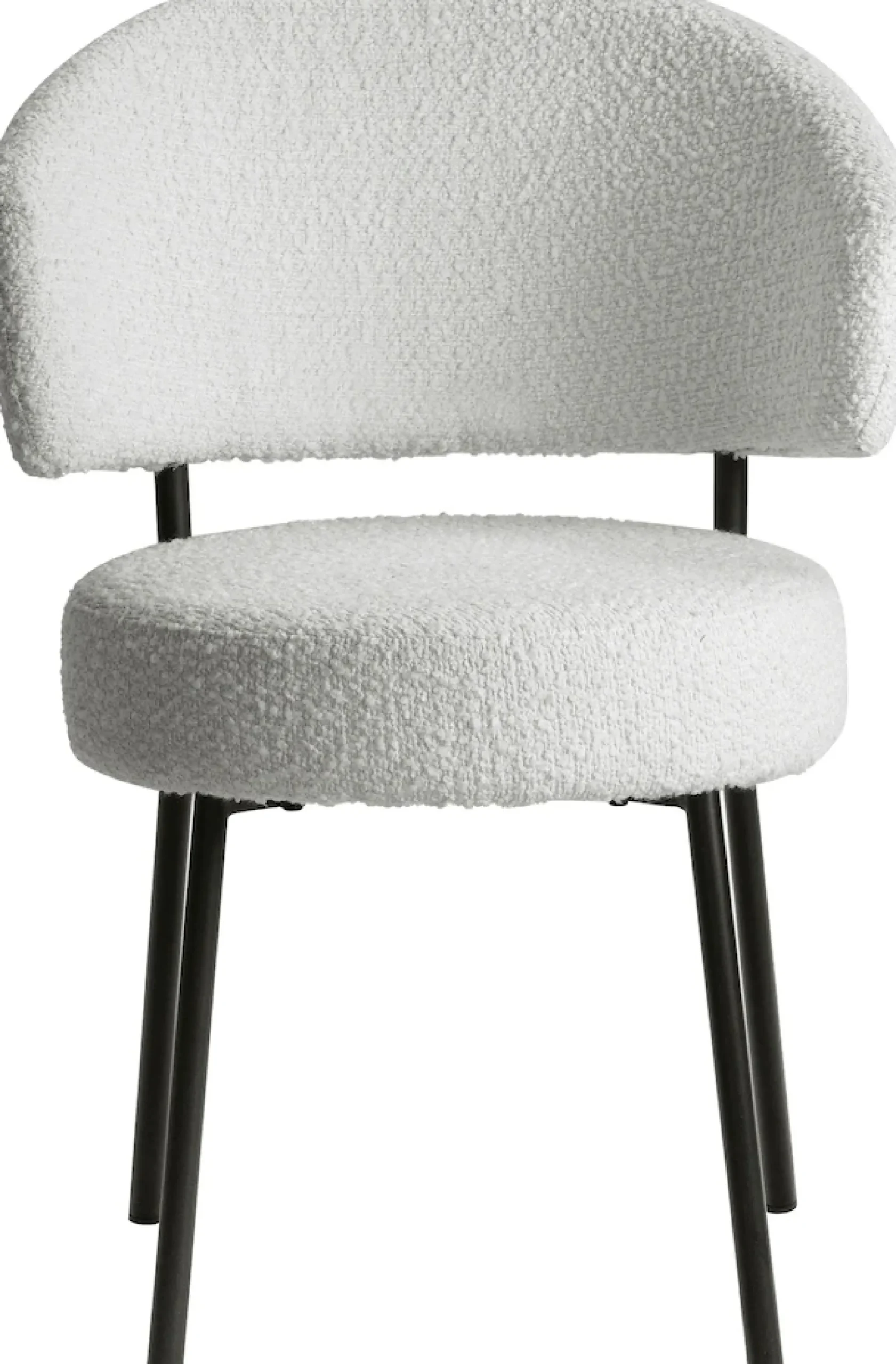 LeGer Home by Lena Gercke Esszimmerstuhl »Sölve« (Set) 2 Stk.Boucle Bezugsstoff, Metallgestell, Sitztiefe 48 cm