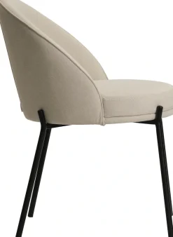 LeGer Home by Lena Gercke Esszimmerstuhl »Isalie« (Set) 2 Stk.mit pflegeleichtem Webstoff, Metallgestell, Sitztiefe 47 cm