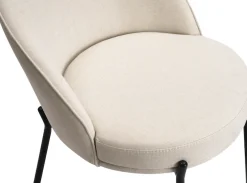 LeGer Home by Lena Gercke Esszimmerstuhl »Isalie« (Set) 2 Stk.mit pflegeleichtem Webstoff, Metallgestell, Sitztiefe 47 cm