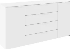 LeGer Home by Lena Gercke Kommode »Kommode Sideboard Schubladenkommode SERINA eleganter Eyecatcher« inkl. SOFT-CLOSE-FUNKTION,mit 4 Schubkästen und 2 Türen sowie Metallgriffen MADE IN GERMANY