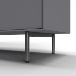 LeGer Home by Lena Gercke Lowboard »Essentials, Kommode, Anrichte, Kombikommode, Schrank mit Metallfüßen« Breite: 111 cm, UV lackiert, Push-to-open-Funktion