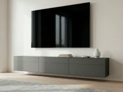 LeGer Home by Lena Gercke Lowboard »Essentials, TV-Board, TV-Kommode, TV-Schrank,TV-Möbel« 3 Stk. tlg. Breite: 333 cm, UV lackiert, Push-to-open-Funktion