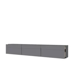 LeGer Home by Lena Gercke Lowboard »Essentials, TV-Board, TV-Kommode, TV-Schrank,TV-Möbel« 3 Stk. tlg. Breite: 333 cm, UV lackiert, Push-to-open-Funktion