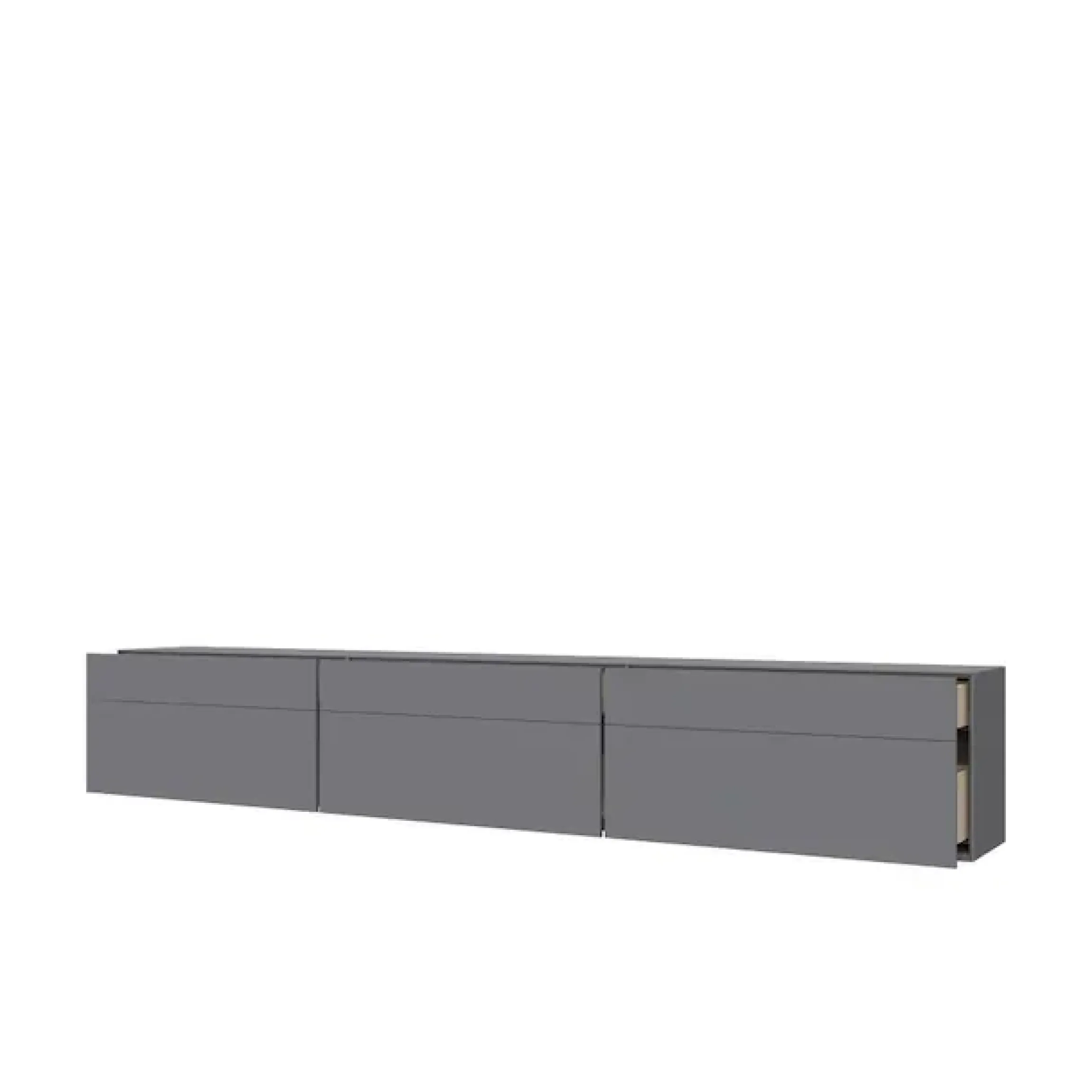 LeGer Home by Lena Gercke Lowboard »Essentials, TV-Board, TV-Kommode, TV-Schrank,TV-Möbel« 3 Stk. tlg. Breite: 333 cm, UV lackiert, Push-to-open-Funktion