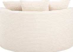 LeGer Home by Lena Gercke XXL-Sessel »ISALIE Cord, Lesesessel, Loveseat, inklusive Zierkissen« extra große Sitzfläche, optional mit Hocker, 3 Bezugsstoffe