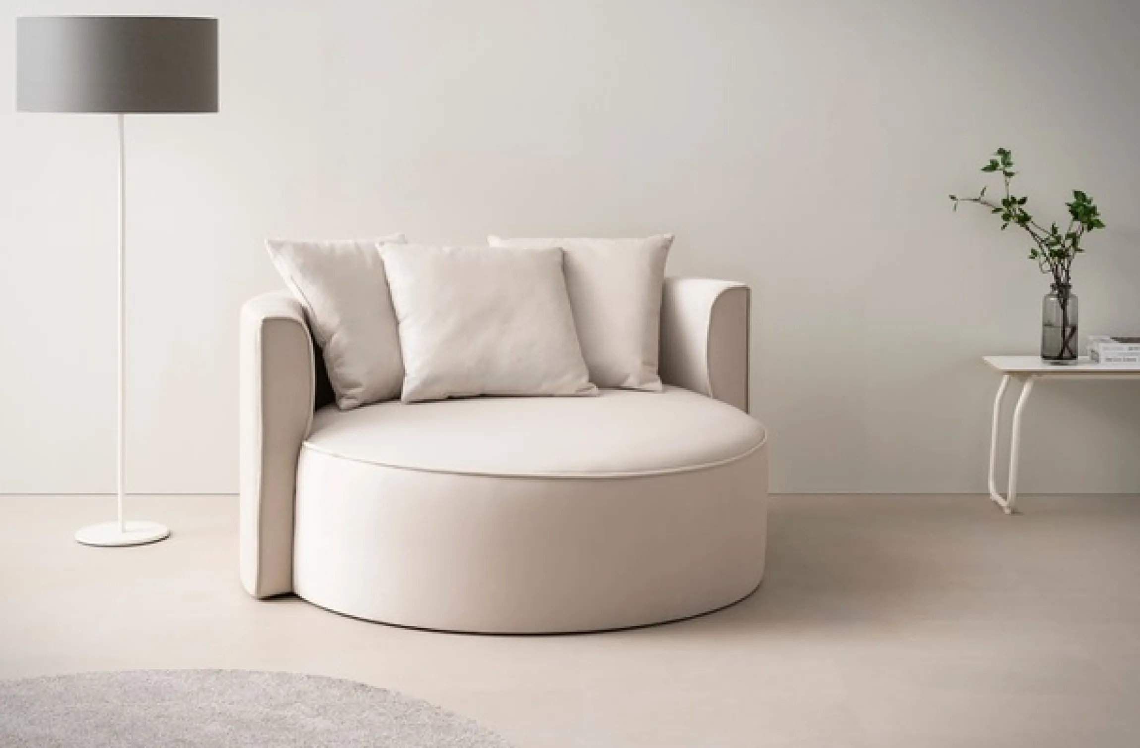 LeGer Home by Lena Gercke XXL-Sessel »ISALIE Samtoptik, Lesesessel, Loveseat, inklusive Zierkissen« extra große Sitzfläche, optional mit Hocker, 3 Bezugsstoffe