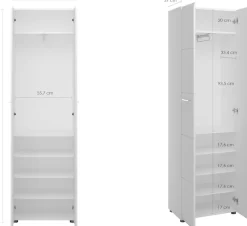 LIVING CHARM Garderobenschrank »Merano« Breite ca.59