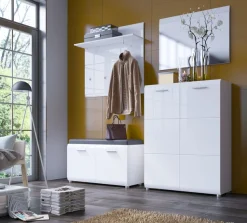LIVING CHARM Garderobenspiegel »MERANO« Breite ca. 87 cm