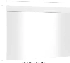 LIVING CHARM Garderobenspiegel »MERANO« Breite ca. 87 cm