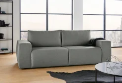LOOKS by Wolfgang Joop Big-Sofa »LooksII Breite 242cm, komfortabel und bequem, viel Platz« geradlinig und komfortabel