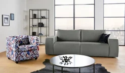 LOOKS by Wolfgang Joop Big-Sofa »LooksII Breite 242cm, komfortabel und bequem, viel Platz« geradlinig und komfortabel