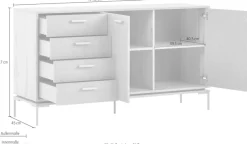 LOOKS by Wolfgang Joop Sideboard »Looks« Breite 154,6 cm