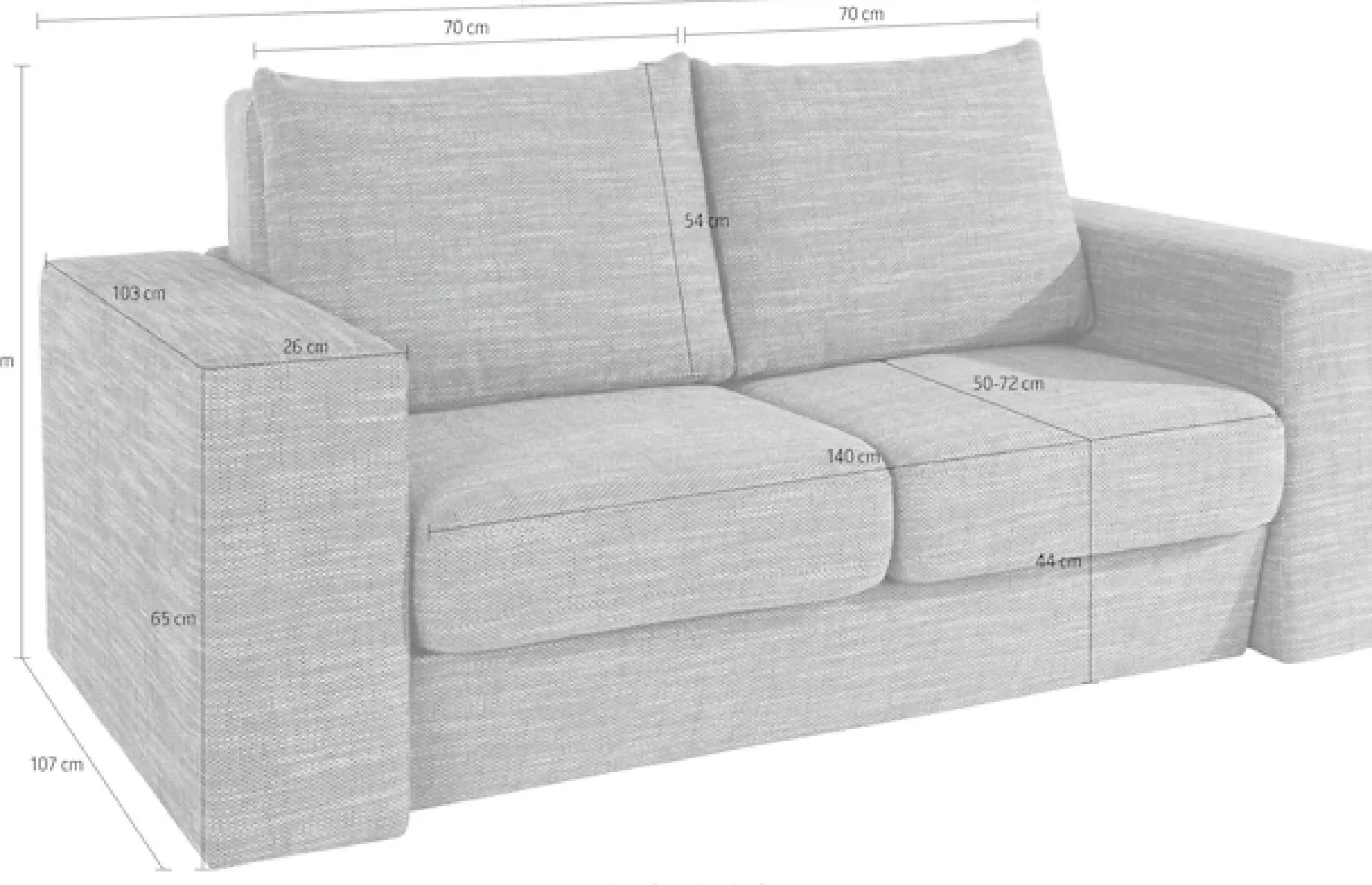 LOOKS by Wolfgang Joop 2,5-Sitzer »Looksv« Verwandlungssofa: aus Sofa wird Sofa mit 2 Hockern