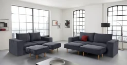 LOOKS by Wolfgang Joop 2,5-Sitzer »Looksv« Verwandlungssofa: aus Sofa wird Sofa mit 2 Hockern