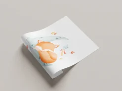 Lüttenhütt Bild mit Rahmen »oder Poster, Schlafender Fuchs auf Mond mit Sternen« Fantasy | Füchse | Tiere 1 Stk. tlg. HD Premium Druck