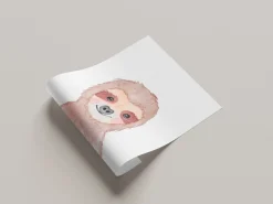 Lüttenhütt Bild mit Rahmen »oder Poster, Freundliches Faultier« Fantasy | Faultier | Tiere 1 Stk. tlg. HD Premium Druck