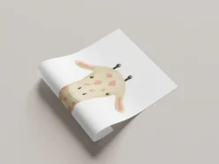 Lüttenhütt Bild mit Rahmen »oder Poster, Giraffenkopf« Fantasy | Giraffe | Giraffen Bilder | Tiere 1 Stk. tlg. HD Premium Druck