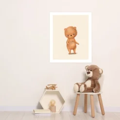 Lüttenhütt Bild mit Rahmen »oder Poster, Bär« Bär | Fantasy | Tiere 1 Stk. tlg. HD Premium Druck