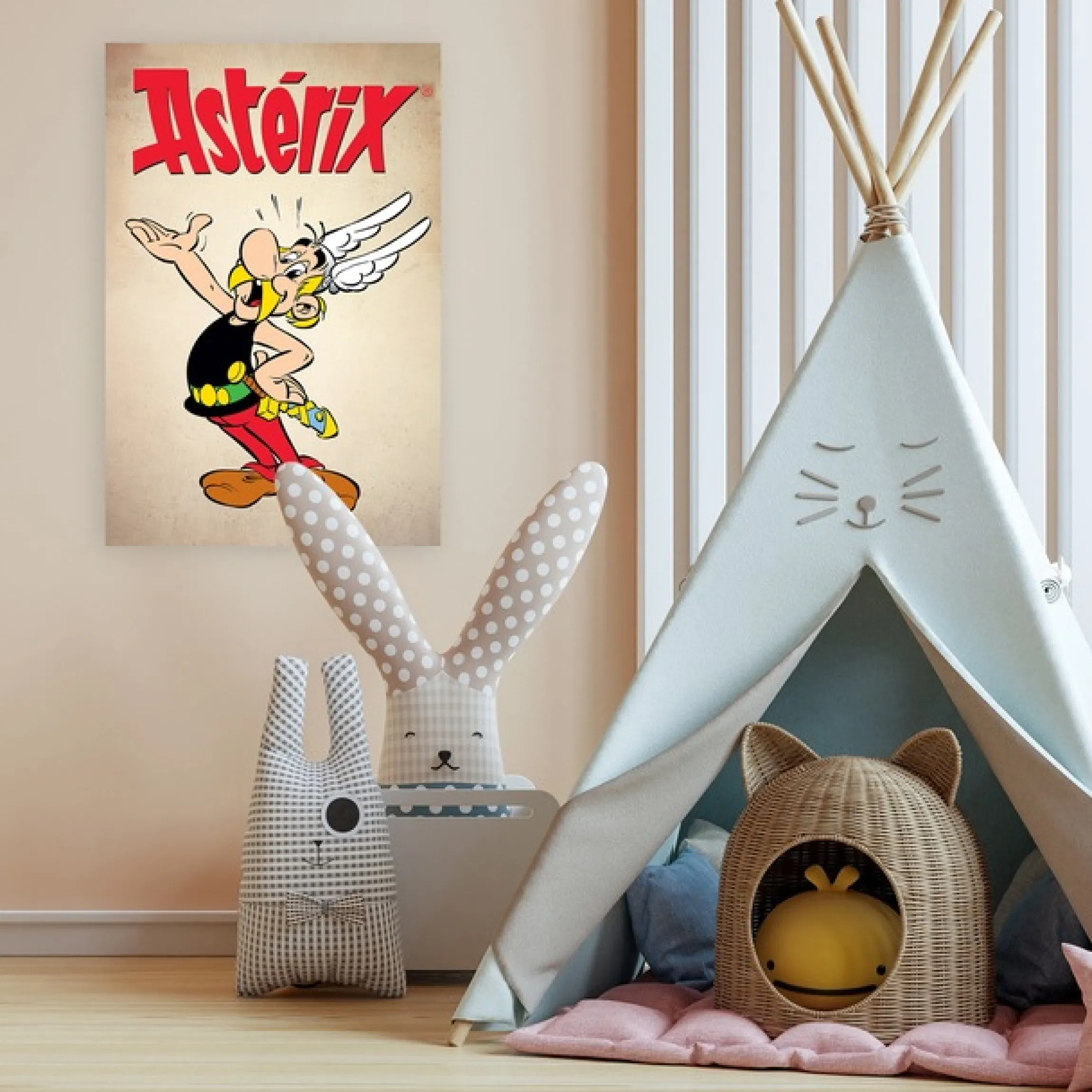 LuckyLinde Leinwandbild »Asterix« Fantasy | Figuren | Film | Filmfiguren 1 Stk. tlg. Canvasbild Wanddeko Bild zum Film "Kampf der Häuptlinge"