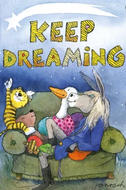 LuckyLinde Wanddekoobjekt »Der kleine Bär und der kleine Tiger mit Freunden« Exklusive JANOSCH Kindermotive, Stahlschild
