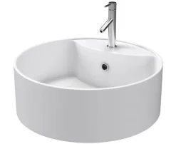 Marwell Aufsatzwaschbecken »FJORD« 40 cm rund, mit Pop-up Ventil