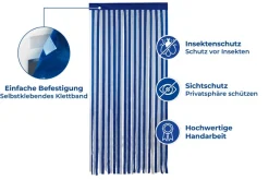 Maximex Türvorhang »Insektenschutz« Klettband 1 Stk. tlg. Zuschneidbar. Reflektiert Sonne und Hitze, Insekten- und Sichtschutz